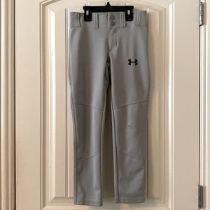 UA grey baseball pants / YSM
